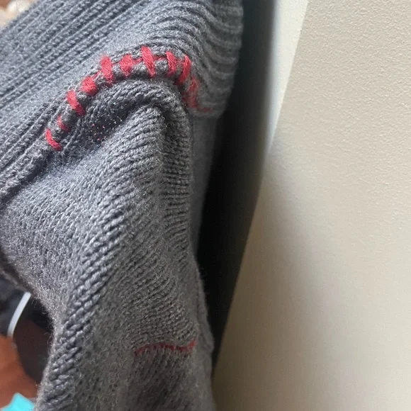 BOSS ORANGE Dark Gray Turtleneck Sweater - Picture 4 of 6